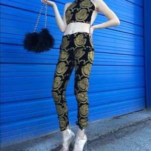 Black furr purse